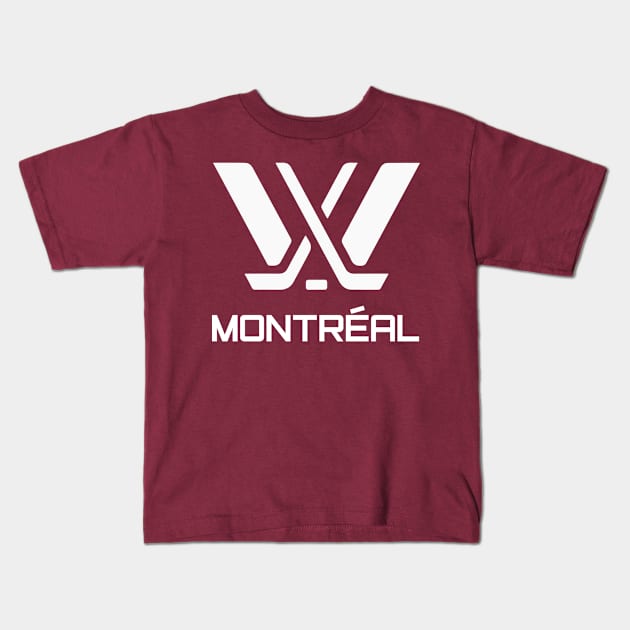 PWHL MONTREAL Kids T-Shirt by thestaroflove